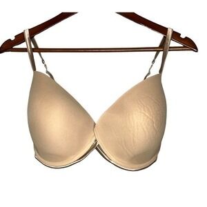 NEW La Senza beige tan nude classic fit comfort bra molded cups underwire sz 34G